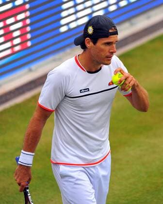 Tommy Haas (GER). Deutschland, Stuttgart: Tennis, MercedesCup 2015: 1. Runde am 09.06.2015, Center Court, TC Weissenhof.