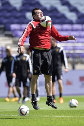 Wilmots Marc ( Coach ) FOOTBALL : Entrainement Belgique - Bruxelles - 09 06 2015 PhotoNews Panoramic 