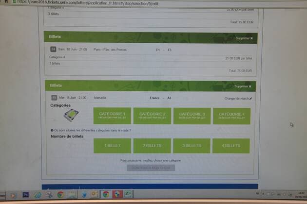Aktuell Fußball, EURO 2016, Vorverkauf für Tickets hat begonnen Internet - Portail Billeterie NEWS : Ouverture Billeterie Euro 2016 - 10 06 2015 JadeAnnest Panoramic 