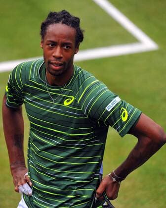 Gael MONFILS (FRA). Deutschland, Stuttgart: Tennis, MercedesCup 2015: 2. Runde am 10.06.2015, Center Court, TC Weissenhof.