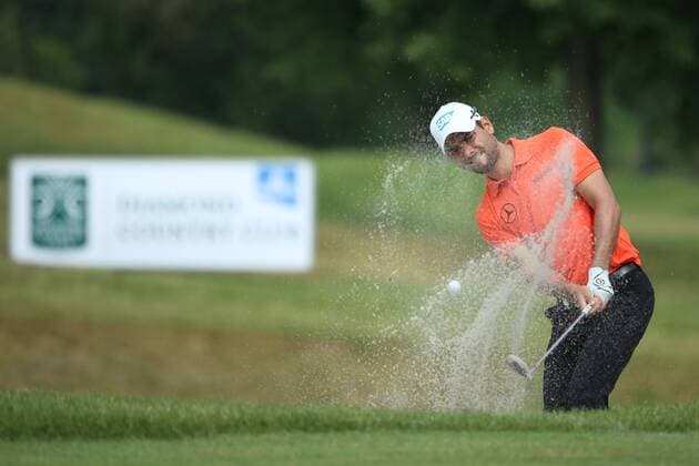 GOLF - Lyoness Open 2015 ATZENBRUGG,AUSTRIA,11.JUN.15 - GOLF - PGA Golf Herren European Tour, Lyoness Open, Diamond Country Club. Image shows Moritz Lampert (GER). GEPAxpictures xDanielxGoetzhaber