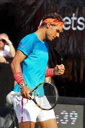 Rafael Nadal ( ESP ) ballt die Faust Mercedes Cup, Tennis, ATP Tennis Herren World Tour, 11.06.2015, Foto:Langer Eibner Copyright: Langer Eibner-Pressefoto EP_HLR