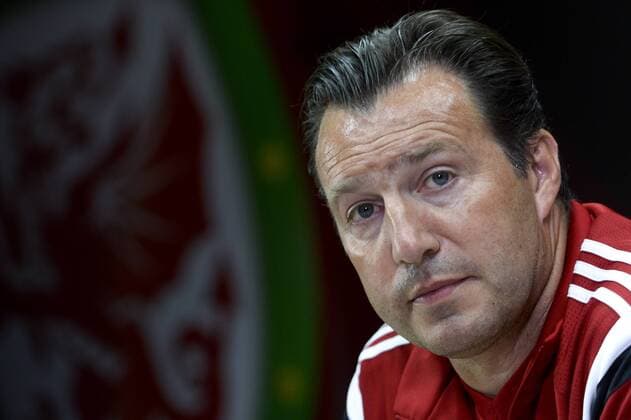 Aktuell Fußball, PK Nationalmannschaft Belgien in Cardiff - CARDIFF, UNITED KINGDOM: Belgium s head coach Marc Wilmots pictured during a press conference PK Pressekonferenz of Belgian national soccer team Red Devils, Thursday 11 June 2015, in Cardiff, Wales, United Kingdom. The Red Devils play against the Welsh national soccer team in a Euro 2016 qualification game on Friday. DIRKxWAEM  x04640900x