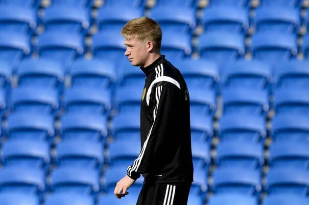 - CARDIFF, UNITED KINGDOM: Belgium s Kevin De Bruyne pictured during a training session of Belgian national soccer team Red Devils, Thursday 11 June 2015, in Cardiff, Wales, United Kingdom. The Red Devils play against the Welsh national soccer team in a Euro 2016 qualification game on Friday. DIRKxWAEM  x04640982x