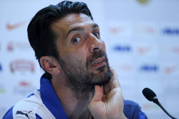 Aktuell Fußball, PK Nationalmannschaft Italien in Split Italian national football team press conference PK Pressekonferenz 11.06.2015., Croatia, Split - Press conference of the Italian national football team before the qualifying matches against Croatia. Gianluigi Buffon.  IvoxCagalj PIXSELL