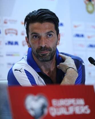 Aktuell Fußball, PK Nationalmannschaft Italien in Split Italian national football team press conference PK Pressekonferenz 11.06.2015., Croatia, Split - Press conference of the Italian national football team before the qualifying matches against Croatia. Gianluigi Buffon.  IvoxCagalj PIXSELL