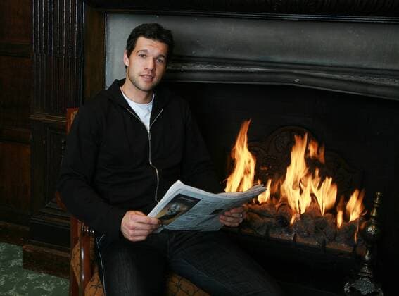 Studioproduktion mit Michael Ballack im Hilton Cobham Hotel in London am 6.12.2007. Premier League FC Chelsea