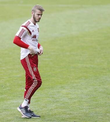 Spain s national team Nationalteam training session in Leon. In this picture, David De Gea. xPABLOGARCIAx 