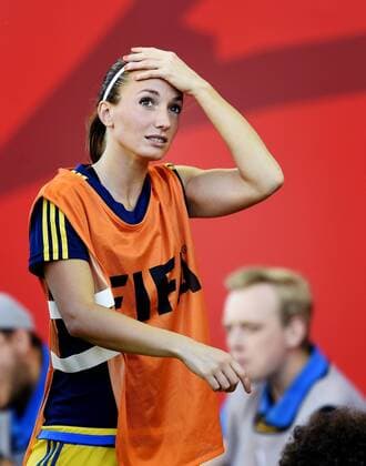 Aktuell Fußball, Damen WM in Kanada, USA - Schweden June 12, 2015 - Winnipeg - 150612 - Kosovare Asllani WM - USA - SWE - ..Foto: CarlSandin BILDBYRAN kod CS 57685 News - June 12, 2015  - ZUMAb138