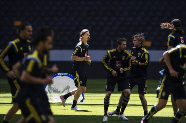 Aktuell Fußball, Training Nationalteam Schweden in Stockholm June 13, 2015 - Stockholm, SVERIGE - 150613 Zlatan Ibrahimovic - den 13 juni 2015 i Stockholm..Foto: JoelxMarklund BILDBYRAN kod JM 87027 News - June 13, 2015  - ZUMAb138