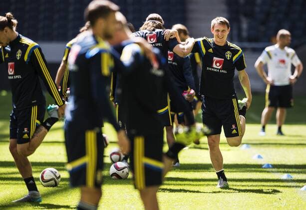 Aktuell Fußball, Training Nationalteam Schweden in Stockholm June 13, 2015 - Stockholm, SVERIGE - 150613 Kim Källström - den 13 juni 2015 i Stockholm..Foto: JoelxMarklund BILDBYRAN kod JM 87027 News - June 13, 2015  - ZUMAb138