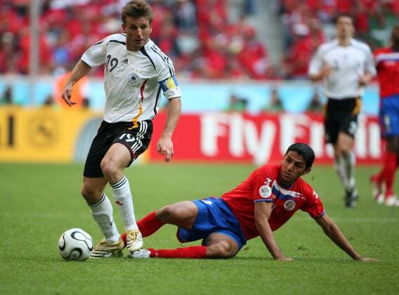 WM 2006 Eröffnungsspiel, München, Deutschland - Costa Rica - Bernd Schneider und