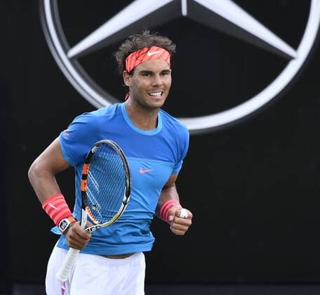 Rafael Nadal (ESP) Aktion Schlussjubel Jubel jubelt Freude Emotion nach gewonnenem Match Halbfinale 13.06.2015 Tennis Mercedes-Cup Stuttgart Weißenhof TC Weissenhof Mercedescup Mercedes Cup 06.06..-14.06.2015 Mercedes-Cup Stuttgart Weißenhof 2015