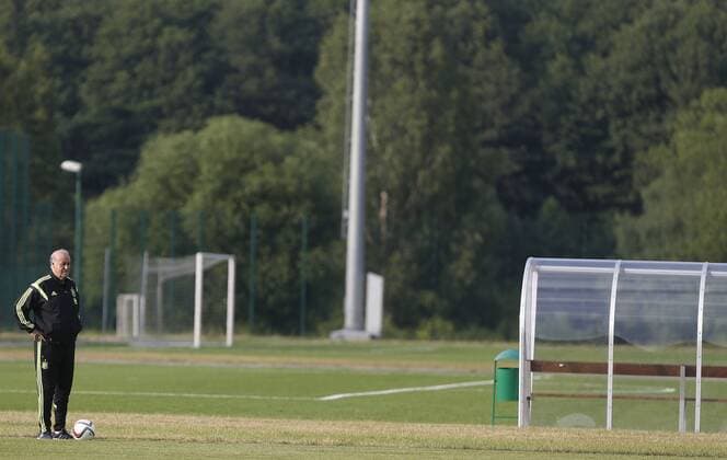 Aktuell Fußball, Training Nationalteam Spanien Vicente del Bosque. Spain s training session. In this picture, Vicente del Bosque. xPABLOGARCIAx 