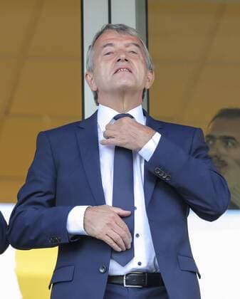 Wolfgang NIERSBACH, DFB Praesident Halbfigur, Freisteller Management, Funktionär, Geschaeftsfuehrung, Vereinsleitung, Emotionen, Vereinsführung, Manager GIBRALTAR - DEUTSCHLAND (0 -7 ) EM Qualifikation Deutsche Fussball Nationalmannschaft, DFB am 13.06.2015 in Faro, Portugal.