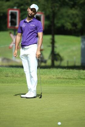 GOLF - Lyoness Open 2015 ATZENBRUGG,AUSTRIA,14.JUN.15 - GOLF - PGA Golf Herren European Tour, Lyoness Open, Diamond Country Club. Image shows Moritz Lampert (GER). GEPAxpictures xDanielxGoetzhaber