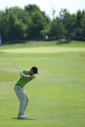 GOLF - Lyoness Open 2015 ATZENBRUGG,AUSTRIA,14.JUN.15 - GOLF - PGA Golf Herren European Tour, Lyoness Open, Diamond Country Club. Image shows Florian Praegant (AUT). GEPAxpictures xDanielxGoetzhaber