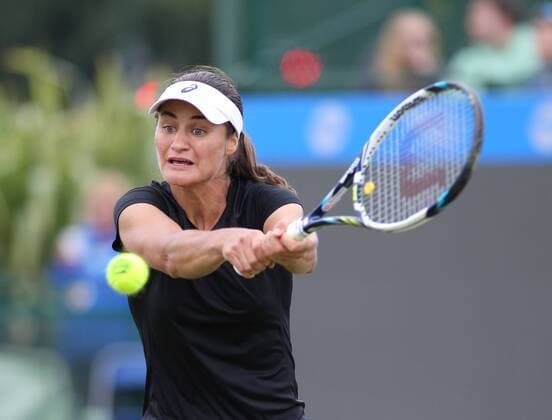 TENNIS - WTA Tennis Damen Aegon Open 2015 NOTTINGHAM,ENGLAND,14.JUN.15 - TENNIS - WTA Tour, Aegon Open. Image shows Monica Niculescu (ROU). GEPAxpictures xAlanxGrieves