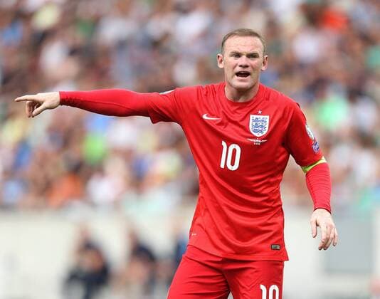 England s Wayne Rooney in action Slovenia v England - World Cup 2018 Qualifier- Stozice Stadium - Slovenia - 14th June 2015 - Picture David Klein Sportimage EDITORIAL USE ONLY. No use with unauthorised audio, video, data, fixture lists, club league logos or live services. Online in-match use limited to 120 images, no video emulation. No use in betting, games or single club league player publications.