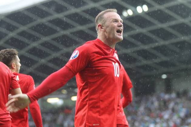 June 14, 2015 - Ljubljana, Slovenia - SLOVENIA, LJUBLJANA JUNE 14: England forward Wayne Rooney during UEFA EURO EM Europameisterschaft Fussball 2016 Group E qualifier between Slovenia and England at park Stozice, Slovenia on June 14, 2015. Slovenia England UEFA EURO 2016 Qualifier Group E  - ZUMAn230