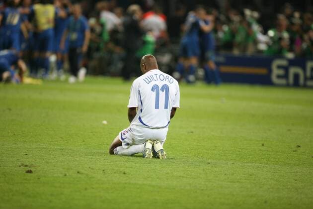 Fußball, WM 2006, Berlin, Finale, Italien - Frankreich Sylvain Wiltord