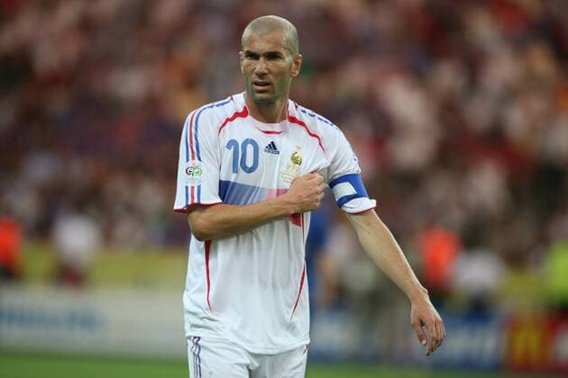 Fußball, WM 2006, Berlin, Finale, Italien - Frankreich Zinedine Zidane