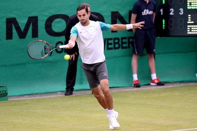 Tennis Gerry Weber Open 2015 am 16.06.2015 im Gerry Weber Stadion in Halle ( Westfalen ) Santiago Giraldo ( COL )