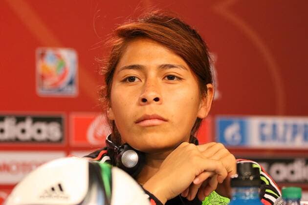 Cecilia Santiago (Torwart, Mexiko), Porträt, Portrait, Fussball, FIFA Frauen-WM 2015, Pressekonferenzen, xozx