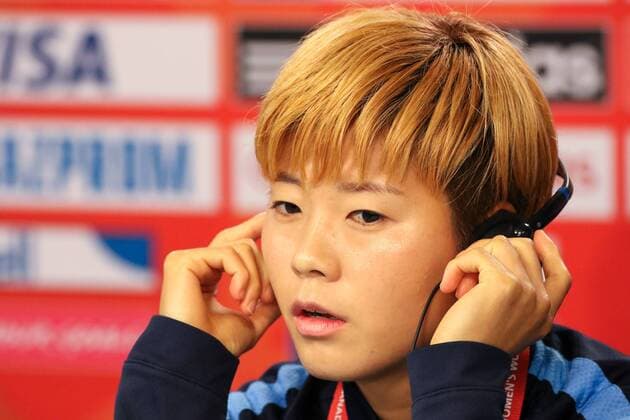 Jeon Gaeul (KOR), Porträt, Portrait, Südkorea (Korea Republik, Republic), Fussball, FIFA Frauen-WM 2015, Pressekonferenzen, xozx