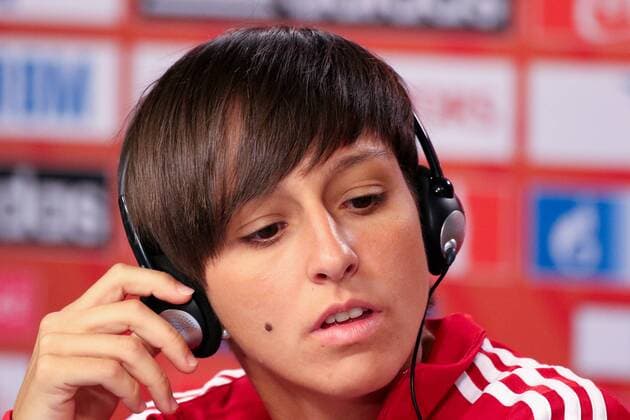 Marta Corredera (ESP), Porträt, Portrait, Spanien (Spain, Espana), Fussball, FIFA Frauen-WM 2015, Pressekonferenzen, xozx
