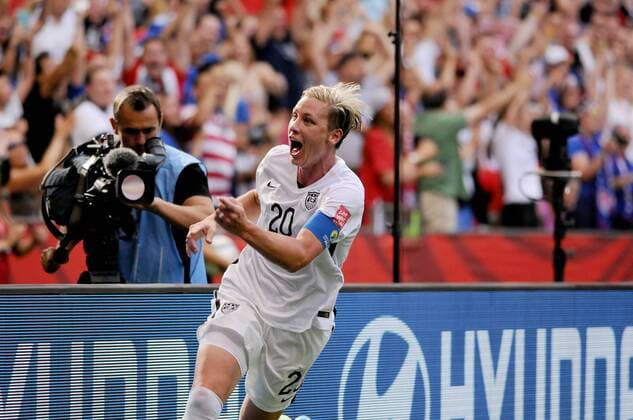 June 16, 2015: United States forward Abby Wambach (20) celebrates her late first half goal against Nigeria at BC Place in Vancouver, British Columbia. SOCCER: JUN 16 FIFA Women s World Cup - Group D - Nigeria v USA Icon150612020 EDITORIAL USE ONLY