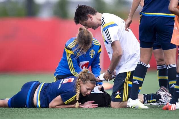 Aktuell Fußball, Damen WM in Kanada, Training Nationalteam Schweden June 17, 2015 - Edmonton: Charlotte Rohlin - Training Nationalteam Schweden, Fussball WM der Damen.  - ZUMAb138