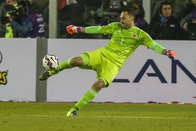 David Ospina, Brazil vs Colombia SANTIAGO, SC - 17 06 2015: BRAZIL X COLOMBIA - Photo during the match between Brazil vs Colombia, valid for Football, held at the Monumental Stadium in Santiago. (Photo: Carlos Ezequiel Vannoni FotoArena)  CarlosxEzequielxVannoni