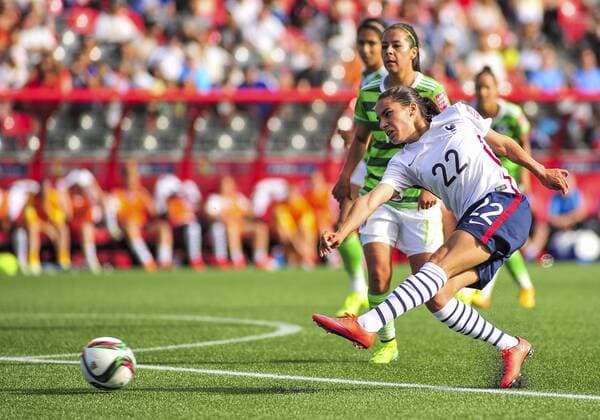 June 17, 2015: Amel Majri ( 22) of France shoots at goal during the FIFA 2015 Women s World Cup Group F match between Mexico and France at Lansdowne Stadium in Ottawa, Canada. SOCCER: JUN 17 FIFA Women s World Cup - Group F - Mexico v France Icon15061700023 EDITORIAL USE ONLY