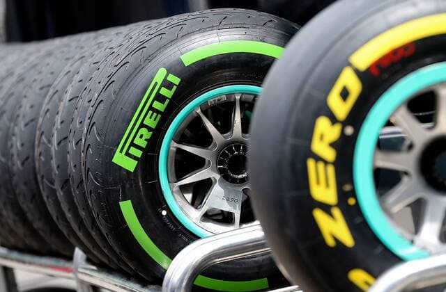 FORMULA 1 - GP of Austria 2015 SPIELBERG,AUSTRIA,18.JUN.15 - MOTORSPORTS, FORMULA 1 - Grand Prix of Austria, Red Bull Ring, preview. Image shows a feature with tires. GEPAxpictures xChristianxWalgram