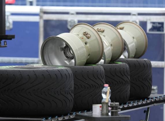 FORMULA 1 - GP of Austria 2015 SPIELBERG,AUSTRIA,18.JUN.15 - MOTORSPORTS, FORMULA 1 - Grand Prix of Austria, Red Bull Ring, preview. Image shows tires. GEPAxpictures xHaraldxSteiner