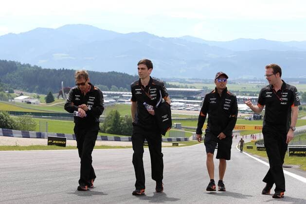 Austrian Grand Prix, Red Bull Ring 18 - 21 June 2015 Sergio Perez (MEX), Sahara Force India 18.06.2015. 