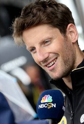 FORMULA 1 - GP of Austria 2015 SPIELBERG,AUSTRIA,18.JUN.15 - MOTORSPORTS, FORMULA 1 - Grand Prix of Austria, Red Bull Ring, preview. Image shows Romain Grosjean (FRA Lotus). Keywords: interview. GEPAxpictures xChristianxWalgram