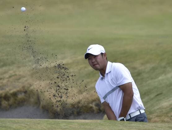 June 18, 2015.. during round 1 at the U.S. Open at Chambers Bay, University Place, Washington. . .George Holland Cal Media. PGA Golf Herren Tour 2015: US Open Round 1 JUN 18 - ZUMAch4_