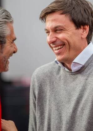 Spielberg 18.06.2015, Red Bull Ring, Spielberg, AUT, FIA, Formel 1, Grosser Preis von Oesterreich, Vorberichte, im Bild Teammanager Toto Wolff, (AUT, Mercedes AMG Petronas F1 Team) und Teammanager Maurizio Arrivabene, (ITA, Scuderia Ferrari) during the Preparation for the Austrian Formula One Grand Prix at the Red Bull Ring in Spielberg, Austria, 2015 06 18,  EP_ang  