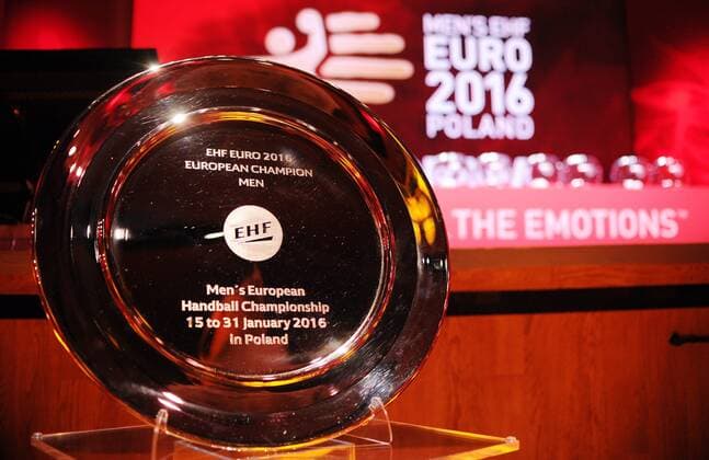 Aktuell Handball, EM in Polen 2016, Gruppenauslosung in Krakau 2015.06.19 KRAKOW CENTRUM, HANDBALL MENS EHF EURO 2016 POLAND FINAL DRAW CEREMONY --- Newspix.pl  20150619LUK0008