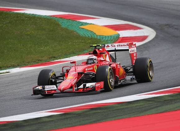 Aktuell Motorsport, Formel 1, GP Österreich in Spielberg FORMULA 1 - GP of Austria 2015 SPIELBERG,AUSTRIA,19.JUN.15 - MOTORSPORTS, FORMULA 1 - Grand Prix of Austria, Red Bull Ring, free practice. Image shows Kimi Raikkoenen (FIN Ferrari). GEPAxpictures xWolfgangxGrebien