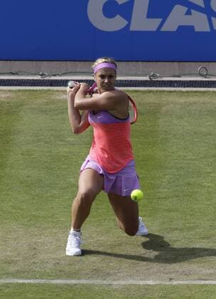 19.06.2015. Birmingham, England. Aegon Classic Tennis Tournament. Sabine Lisicki (Ger) in quarter final action against Daniela Hantuchova (Svk). Lisicki won in straight sets 7-6, 6-2. xAlanxMartinx  ActionPlus11633252