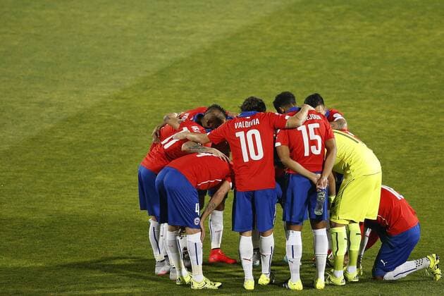 Aktuell Fußball, Copa America, Chile - Bolivien Football , Chile v Bolivia Copa America 2015. Chile s team before the game against Bolivia for the Copa America Group A, at Nacional stadium. Santiago, Chile. 19 06 2015 Paul Plaza Photosport Chile v Bolivia, Copa America 2015. 