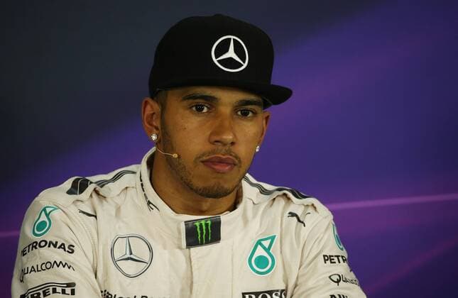 FORMULA 1 - GP of Austria 2015 SPIELBERG,AUSTRIA,20.JUN.15 - MOTORSPORTS, FORMULA 1 - Grand Prix of Austria, Red Bull Ring, practice and qualifying, press conference PK Pressekonferenz Image shows Lewis Hamilton (GBR Mercedes GP). GEPAxpictures xDanielxGoetzhaber