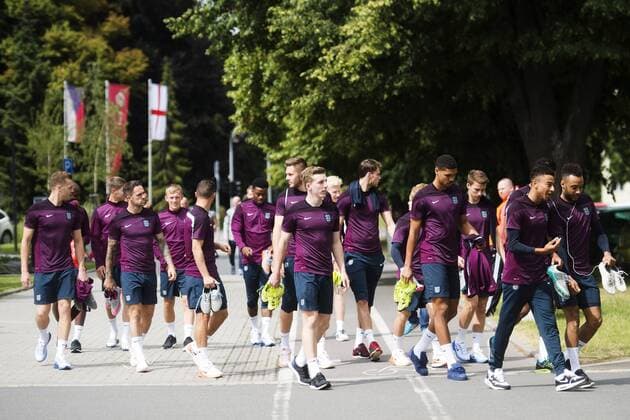 Olomouc - 150620 England - Training der englischen U21 Fußballnationalmannschaft -  - ZUMAb138