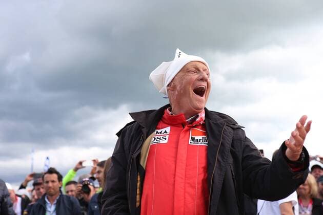 FORMULA 1 - GP of Austria 2015 SPIELBERG,AUSTRIA,20.JUN.15 - MOTORSPORTS, FORMULA 1 - Grand Prix of Austria, Red Bull Ring, legends race. Image shows Niki Lauda. GEPAxpictures xAndreasxPranter