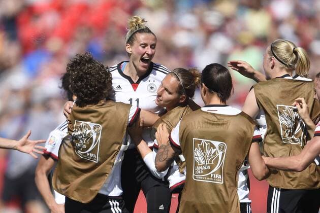June 20, 2015 - Ottawa, Kanada - 150620 Anja Mittag - Achtelfinale WM - GER - SWE - Frauenfussball Damen Fussball - ..Foto: CarlSandin BILDBYRAN kod CS 57697 News - June 20, 2015  - ZUMAb138