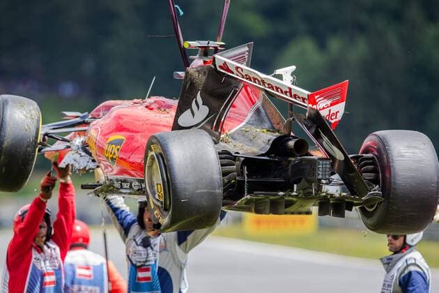 Spielberg 21.06.2015, Red Bull Ring, Spielberg, AUT, FIA, Formel 1, Grosser Preis von Oesterreich, Rennen, im Bild Kimi Raeikkoenen, (FIN, Scuderia Ferrari) during the Race of the Austrian Formula One Grand Prix at the Red Bull Ring in Spielberg, Austria, 2015 06 21,  EP_ang  