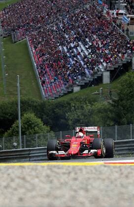 FORMULA 1 - GP of Austria 2015 SPIELBERG,AUSTRIA,21.JUN.15 - MOTORSPORTS, FORMULA 1 - Grand Prix of Austria, Red Bull Ring. Image shows Sebastian Vettel (GER Scuderia Ferrari). GEPAxpictures xHansxOberlaender